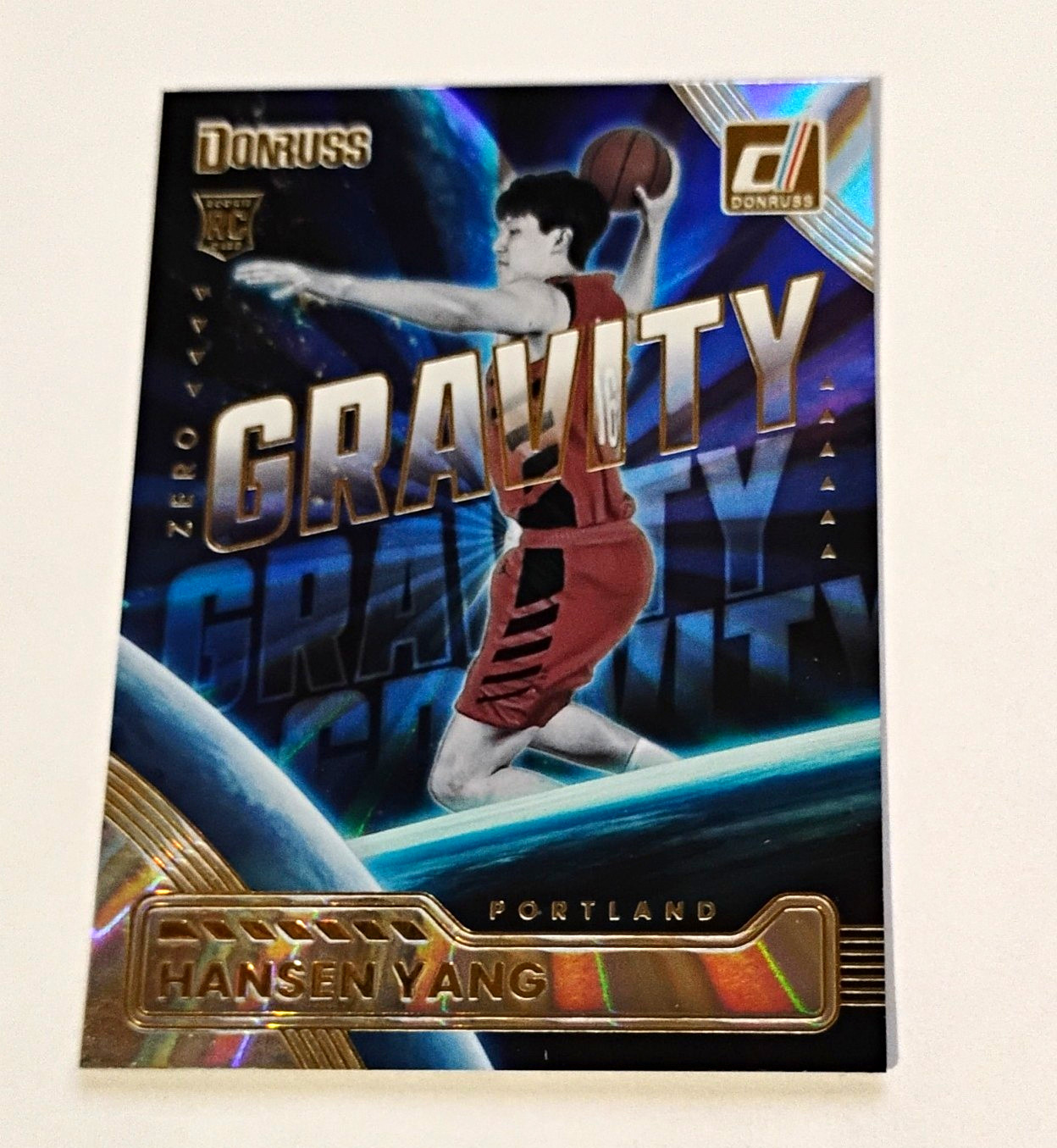 Panini 2025-26 Donruss Zero Gravity Yang Hansen #10 Holo Laser RC