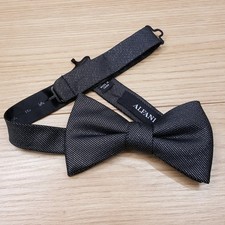 ALFANI Bow Tie Black Micro Dot Pre-Tied Bowtie
