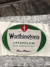 Worthingtons Creamflow Pump Badge Pub Bar Collectable NEW