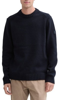 TOM TAILOR Herren Pullover Cosy Strickpullover Rundhals Farbe: Blau Gr. L-XL-2XL