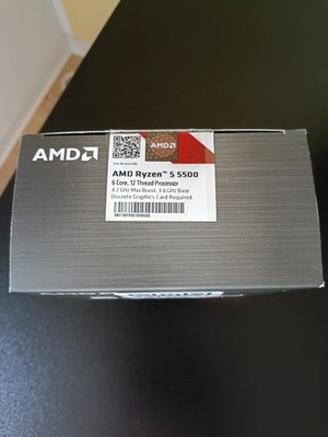AMD Ryzen  5 5500 6-Kern CPU, OVP Boxed (mit Wraith Stealth Kühler)