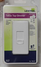 LEVITON Table Top Dimmer Universal Dimmable LED CFL Incandescent Halogen White