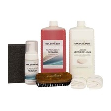 Colourlock Kunstleder Pflegeset inkl Leder Versiegelung Polster Imprägnierung 1L