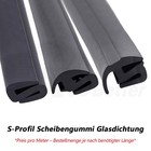 Scheibengummi Fensterdichtung Glasdichtung S Profil Gummidichtung Ersatzdichtung