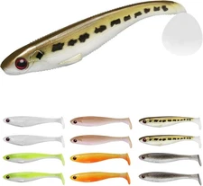 TRUSCEND Easy Catch Soft Lures, Unique Vibrating Swim Action and Trembly Sinking