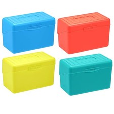 2X(Index Card Holder Box 3x5In, Flash Note Card Holder Box Organizer Case,8692
