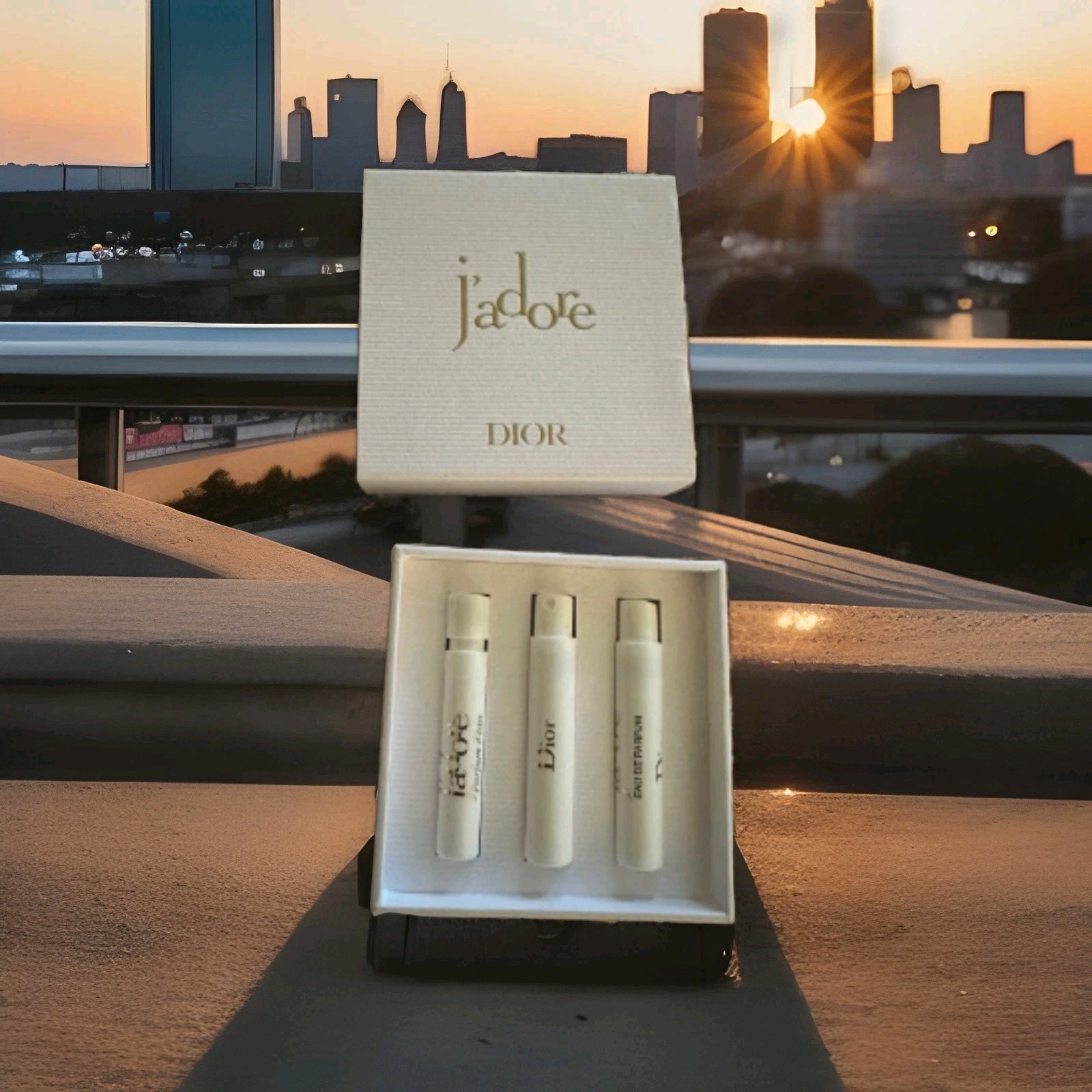 Dior J'Adore Parfum D'Eau Eau de Parfum 3 Mini/Sampler Spray Novelty In Box