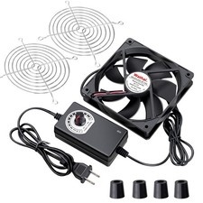 Wathai 120mm x 25mm AC Powered Computer Fan with AC Plug 110V 120V 220V 240V ...