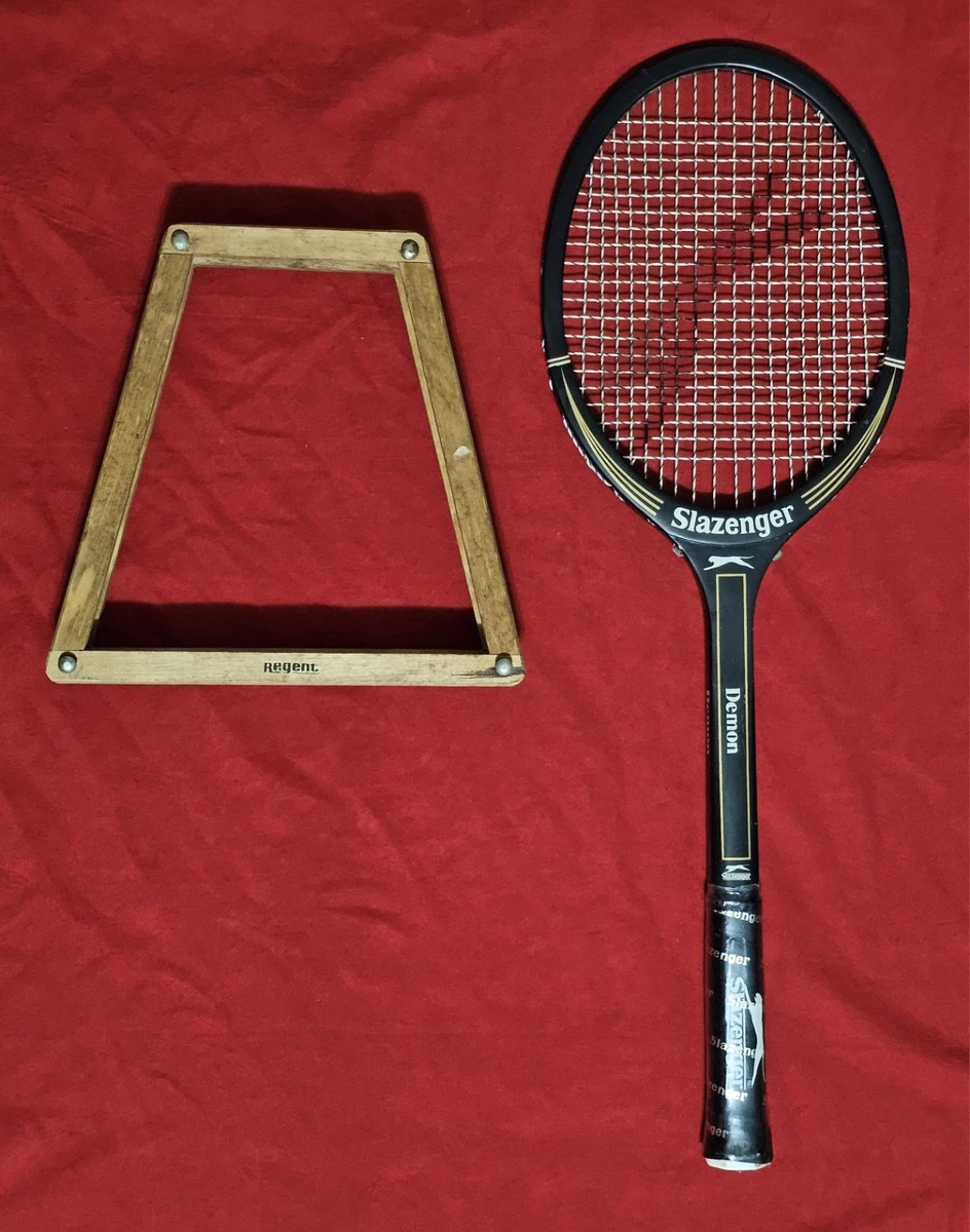 Raquette De Tennis Vintage Slazenger Panther – Graphite Et Bois – Rare