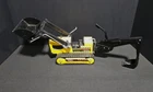 Vintage Tonka Trencher Backhoe Excavator Toy Yellow Black Pressed Steel