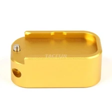GOLD Weighted  Magazine Base Pad +0 Floor Plate for Glock 9mm .357 .40 .45GAP