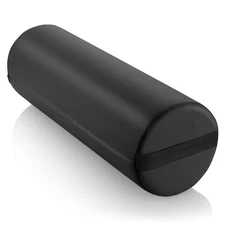 9" Massage Table Jumbo Round Bolster Pillow Headrest Cushion - Black