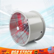16 Pipe Spray Booth Paint Fumes Exhaust Fan Explosionproof Axial Fan Cylinder