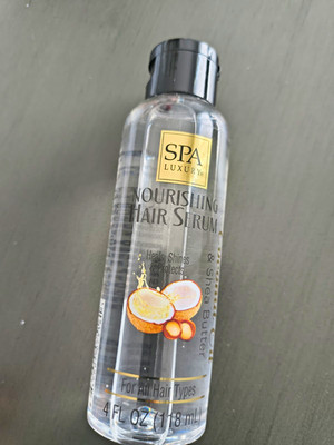 Spa Luxury Nourishing Hair Serum, Shea Butter, Shine/Moisturize, 4 fl oz
