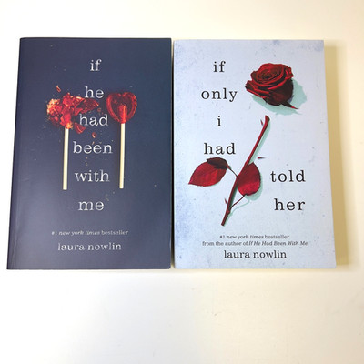 Laura Nowlin Lot x 2 If He Had Been with Me & If Only I Had Told Her Paperbacks