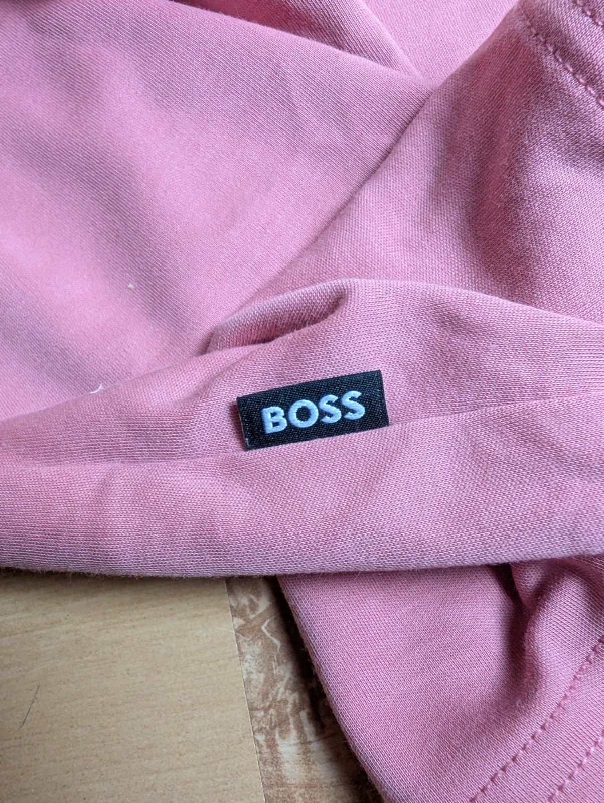 x2 Hugo Boss Pink/Green Spellout Short Sleeve T-Shirts - Mens Size XL thumbnail 8