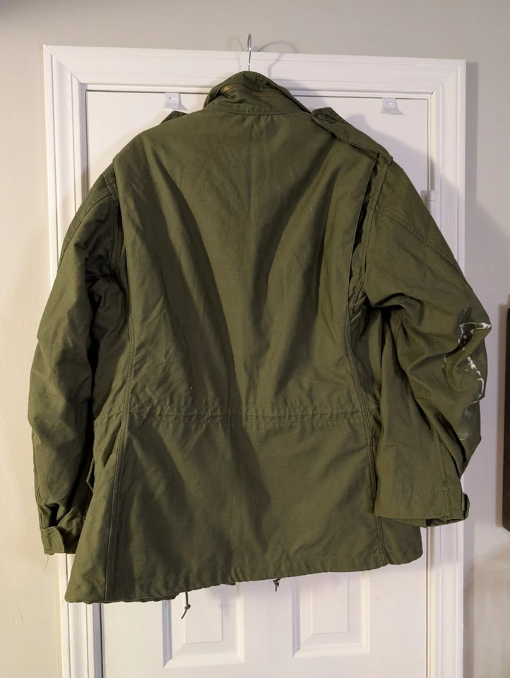 Abrigo chaqueta de campo Alpha Industries M-65 1977 vintage clima frío para hombre... Foto 4 de 4