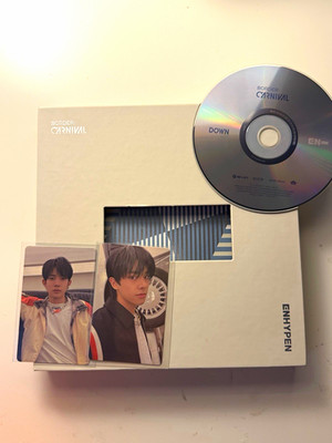 ENHYPEN   BORDER : CARNIVAL CD Mini Album 2021 K-Pop EN- Papphülse Fotokarten