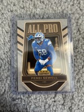 Penei Sewell 2025 Panini Instant NFL ALL-PRO Football Card Print Run Of /108