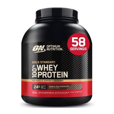 Optimum Nutrition Gold Standard 100% Protein Powder,Double Rich Chocolate,3.89lb