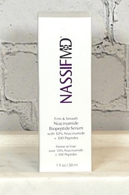 NIB SEALED NASSIF MD Niacinamide Biopeptide Serum 1 fl oz/30ml TRAVEL SIZE