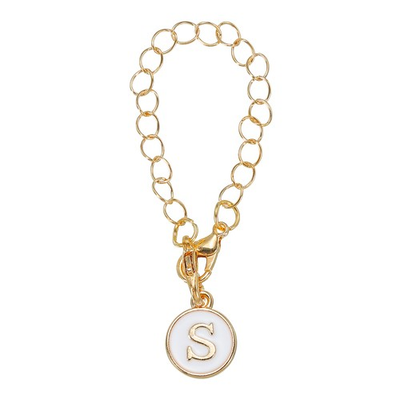 #ad Letter Charm Accessories for Stanley Tumbler Cup Round Letter S White $13.14