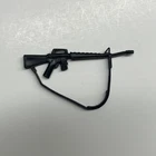 Vintage Action Force Gi Joe Footloose & sneak peek 1985 gun rifle part accessory