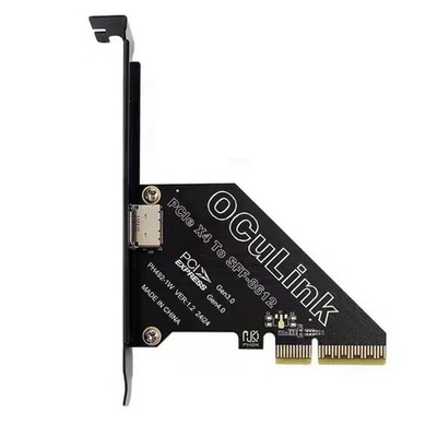 PCIe 4.0 X4 to Oculink SFF8611/8612 Expansion Card to SFF-8639 U.2 SSD for9495
