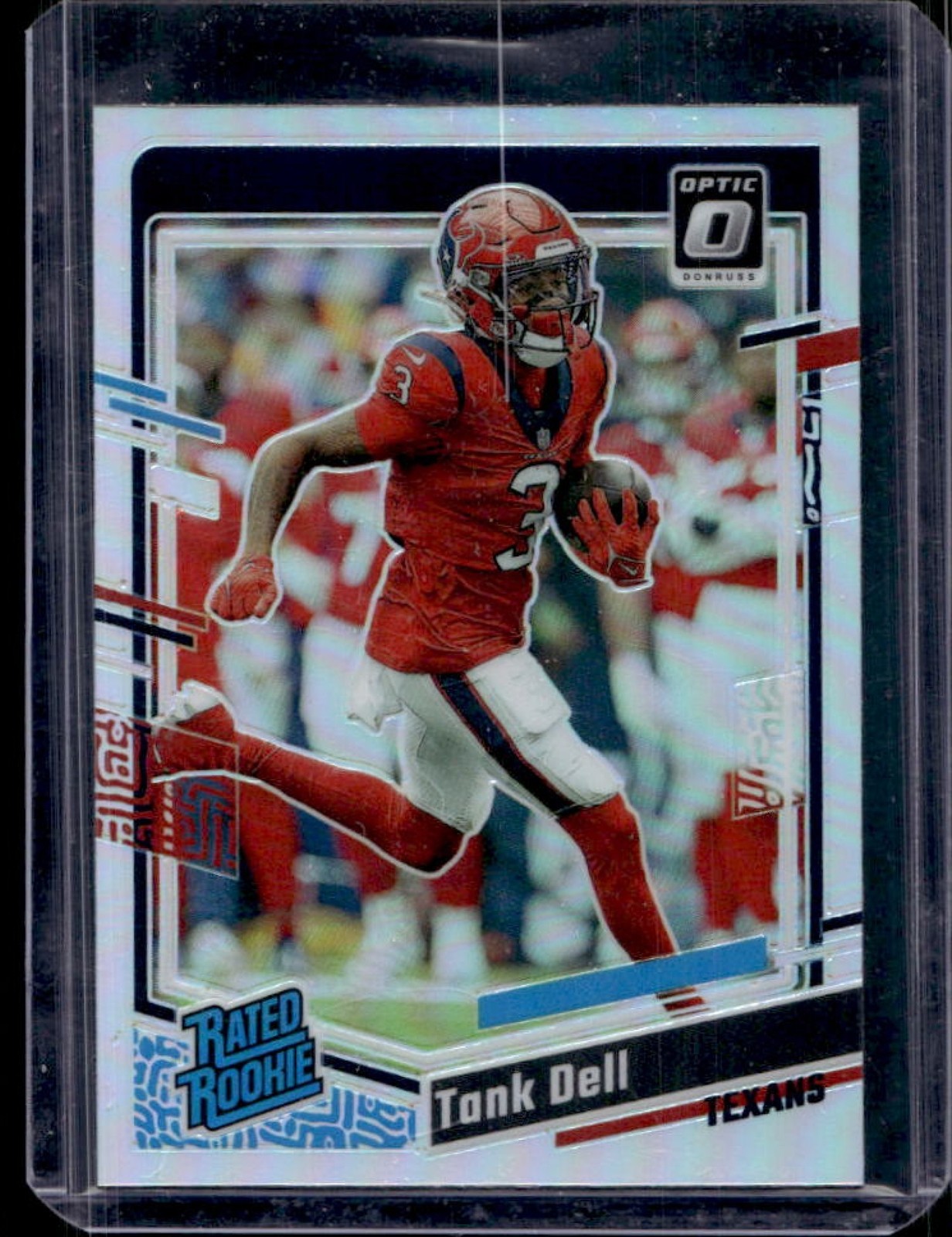 2023 Donruss Optic Tank Dell Holo Prizm Rated Rookie #245 Texans