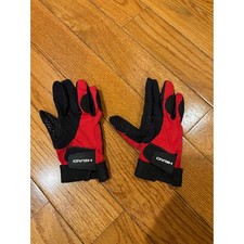 HEAD Red Black Cycling Gloves W Grip Size M Mens Womens Cycling Bike