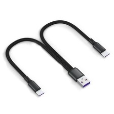 6A Fast Charging Dual Port Type-C Splitter Charging Cable Powered Device5618