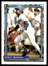 Eddie Murray 1992 Topps #780 Dodgers MLB READ FREE SHIPPING AutographDen