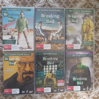 Breaking Bad - Complete - DVD - Seasons 1-6 (1 2 3 4 5 6) - Region 4 - VGC