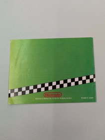 R.C. Pro-Am Instruction Manual NES