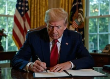 Donald  Trump Oval Office AI Generated Photo MAGA White House, USA 8X10 Print