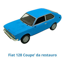 Norev Model Fiat 128 1/43 Blue Static Collection Restoration Spare Parts