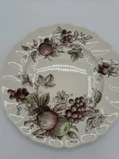 Johnson Bros. Harvest Time Hand Engraved HTF 11.5” Set-4 Charger Plates Eng.