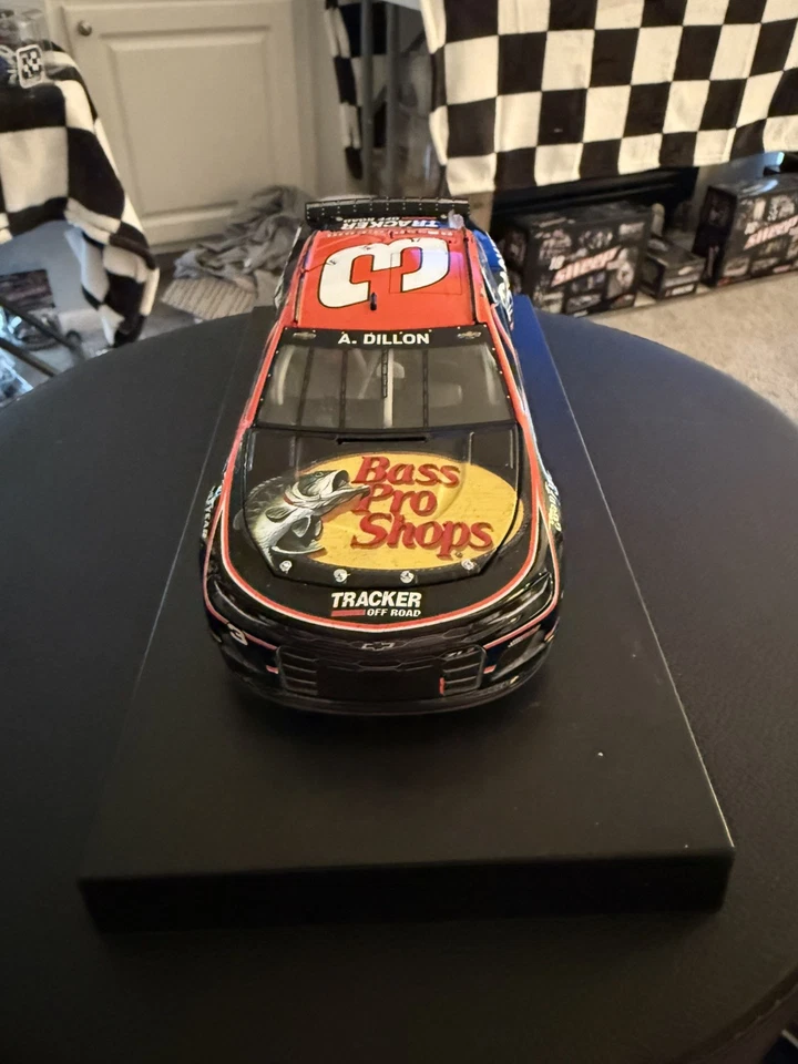 Austin Dillon 2021 Lionel #3 Bass Pro Shops Daytona Duel #2 Raced Winner 1/24 - Image 3 of 4