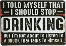 Funny Retro Beer Tin Metal Signs Home D cor 8x12 Vintage Metal Poster Indoor/Out