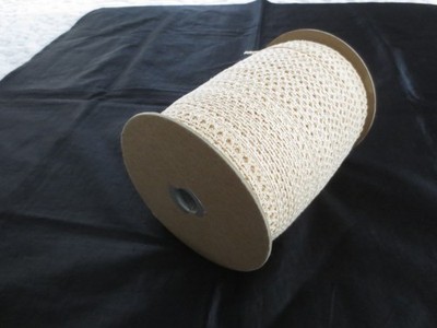 1 lb. 10 oz. Carolace Embroidery 1/2'' NATURAL COTTON CLUNY LACE-Approx. 288 Yds.
