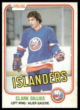 1981-82 O-Pee-Chee #202 Clark Gillies New York Islanders