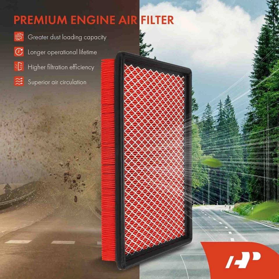 2 высокопроизводительных воздушных фильтра двигателя для Chevy Impala Cadillac Buick Olds LSS - Изображение 4 из 4