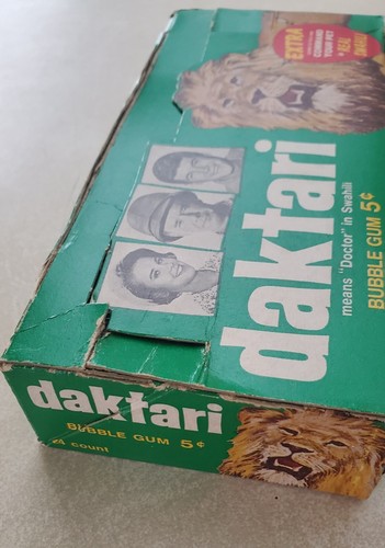 1966 Philadelphia Bubble Gum DAKTARI TV SERIES EMPTY WAX BOX SUPER RARE - Picture 7 of 10