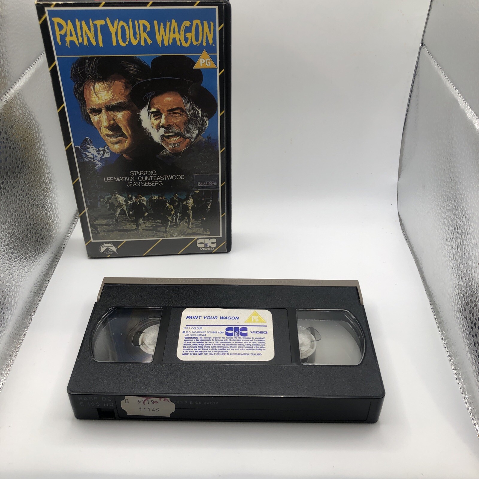 Paint Your Wagon CiC STRIPEY  PAL Lee Marvin Clint Eastwood 1971 Western