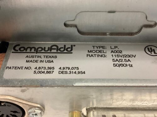 Vintage CompuAdd 450DX2-A002 Computer 486Dx 33Mhz w/16MB Ram, Various Cards - Picture 11 of 19
