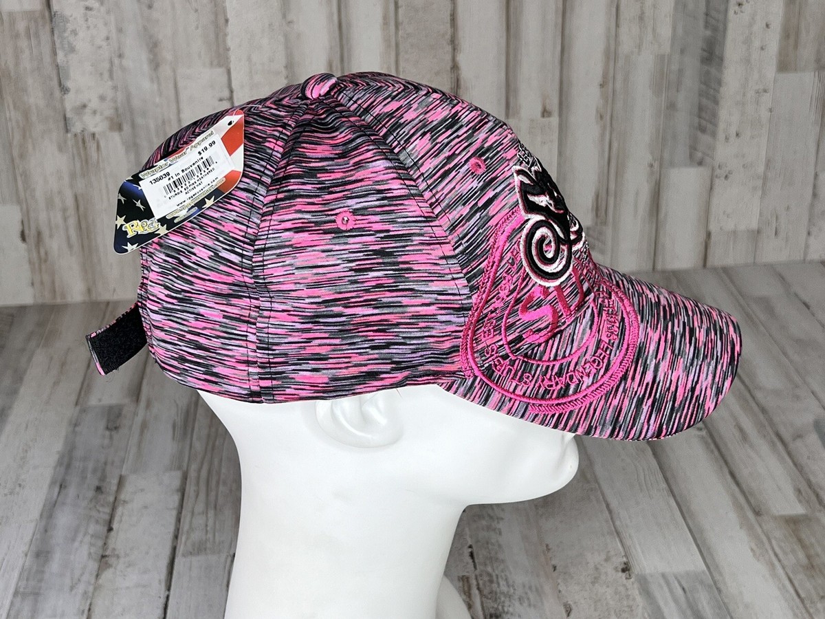 Sturgis Motorcycle Rally Pink & Black Adjustable Hat With  display picture 2