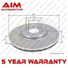 Disco Freno Anteriore AIM Adatto Alfa Romeo Giulietta 159 Brera Spider 4C Jeep Cher� #1