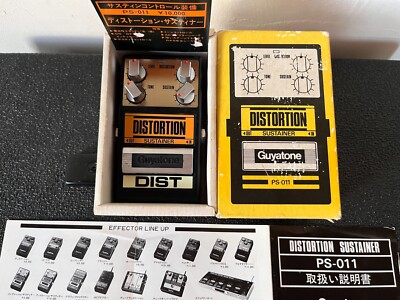 GUYATONE DISTORTION SUSTAINER PS-011 Effect Pedal Made in Japan
