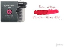 CARAN D'ACHE 8021.080 Boite de 6 cartouches encre DIVINE PINK