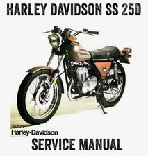 1974-1978 Harley Davidson SS 250 SS250 250cc Workshop Service Manual PDF File